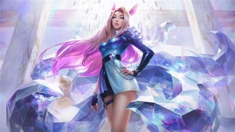 Fond d'écran : Ahri League of Legends, K DA, kda, League of Legends, Riot Games, la musique ...