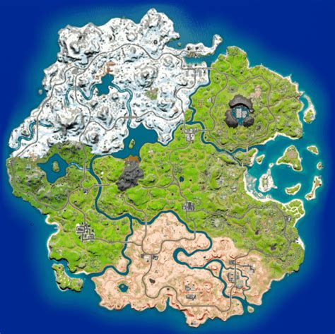 This would be a perfect map after some snow melts imo : r/FortNiteBR