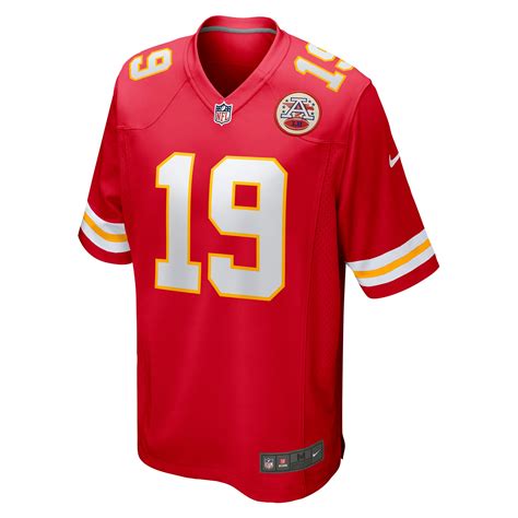 Men's Kansas City Chiefs Kadarius Toney Nike Red Game Player Jersey