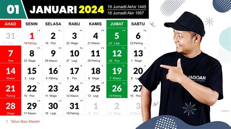 Kalender Tahun 2024 Lengkap dengan Libur Nasional - YouTube