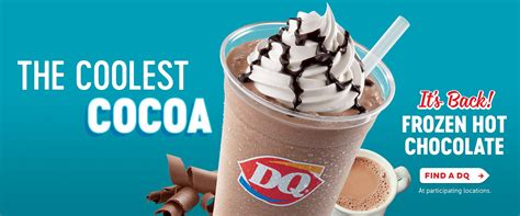 Dairy Queen Canada Frozen Hot Chocolate is Back + OREO Mocha Fudge ...