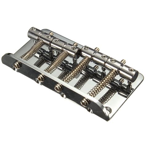 Zebra 4 String Bass Bridge Guitar Tremolo Bridge for Fender Jazz Bass ...