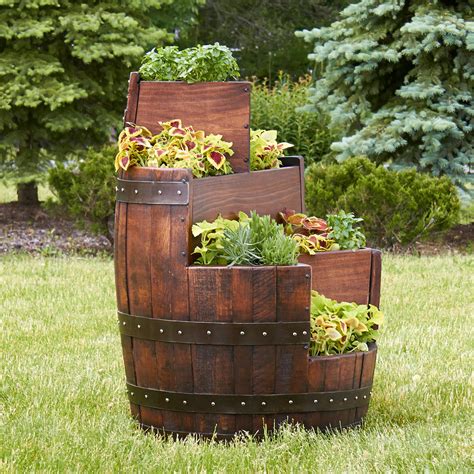 Wine Barrel Garden Ideas | Homsgarden