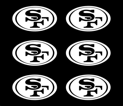 San Francisco 49ers Black Logo