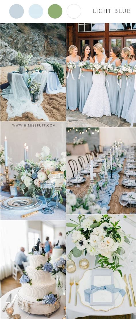 20 Light Blue Wedding Color Ideas for Spring Summer Wedding