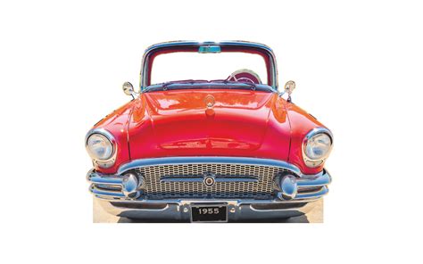 Classic 1955 Coupe Car Stand-In Cardboard Cutout | Capture Nostalgic Moments