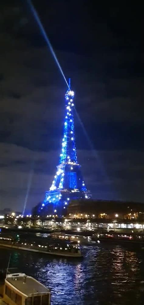 Eiffel Tower Sparkles as Paris Celebrates New Year's