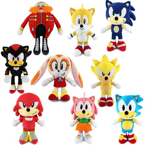 Buy Sonic Plush Toys, Sonic Stuffed Toy, 10-12 inch Sonic Series Action Figures Plushies ...