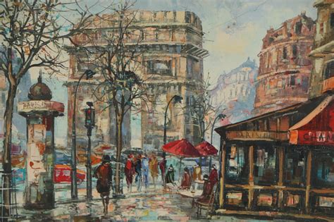 1979 Oil Painting "Paris", Signed Kubur | EBTH