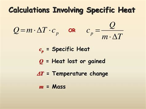 Formula To Calculate Heat