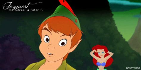 Ariel and Peter Pan - disney crossover Photo (34678643) - Fanpop