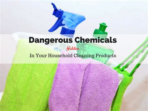 Dangerous Chemicals Are Hiding In Your Household Products