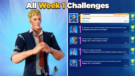 Fortnite All Week 1 Challenges Guide (Fortnite Chapter 2 Season 6) Week ...