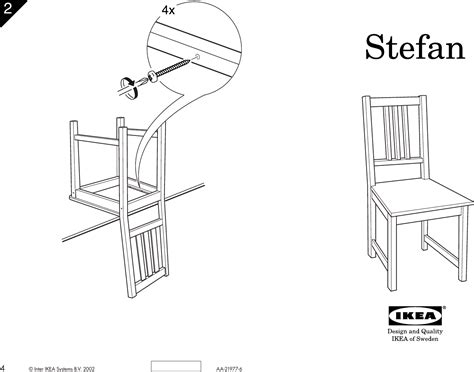 Ikea Stefan Chair Assembly Instruction