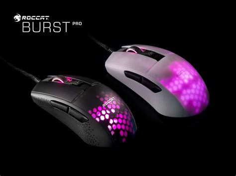 Burst Pro and Core: Roccat introduces two extra-light gaming mice