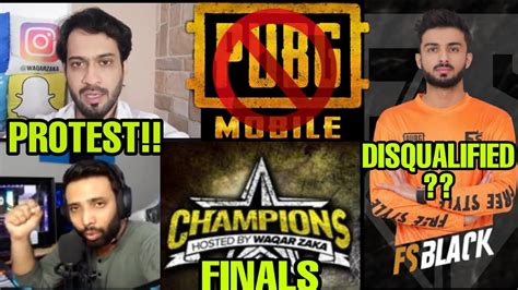 WAQAR ZAKA CALLING FOR PROTEST | Fs Team Disqualified | Champions Finals | Zalmi Gaming Face ...