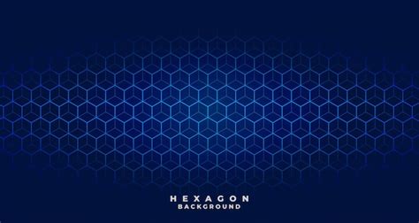 Free Vector | Blue tech hexagonal pattern design