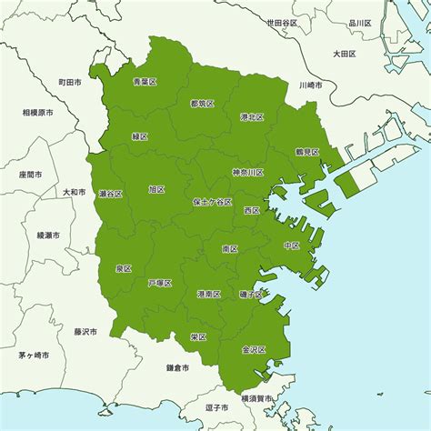 神奈川県横浜市の地図 | Map-It マップ・イット