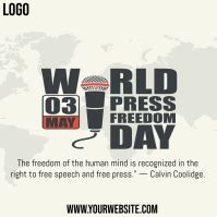 World press freedom day poster Template | PosterMyWall