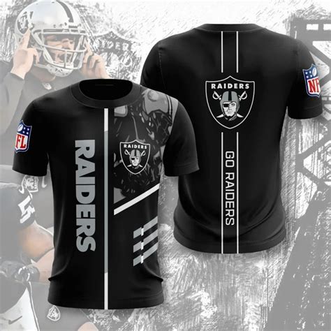 Las Vegas Raiders t shirt 3d performance short sleeve - Raiders custom ...