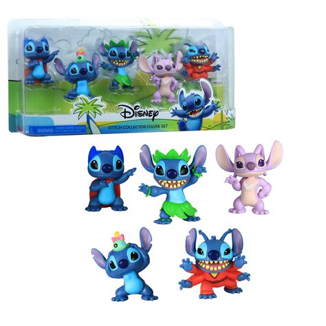 Disney's Lilo & Stitch Collectible Stitch Figure Set, 5-pieces, Ages 3+ - Walmart.com - Walmart.com