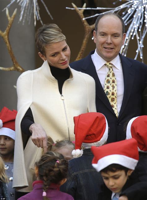 Princess Charlene and Prince Albert of Monaco make children's Christmas ...