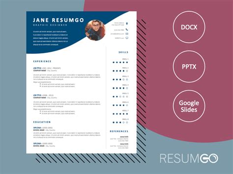 Resume Template Header