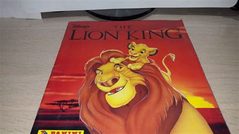 Panini 1994 COMPLETE Disney The Lion King sticker album review. - YouTube