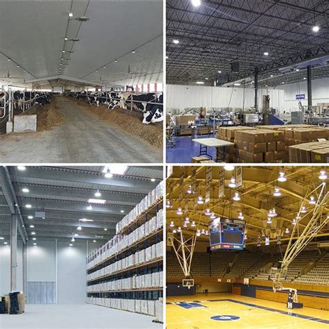 LED Warehouse Lighting Fixtures UFO High Bay 100W-240W 120V/480V