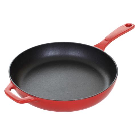 Lodge 11-Inch Colored Enamel Cast Iron Skillet Island Spice - Gradated Red - EC11S43 : Iron Pots ...