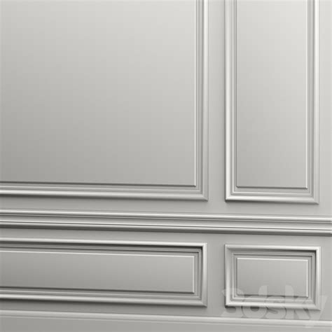 Wall molding - Decorative plaster - 3D model