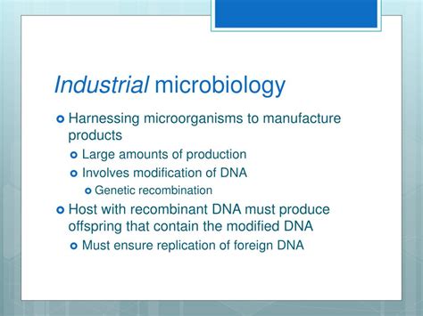 PPT - Industrial Microbiology PowerPoint Presentation, free download - ID:1604784