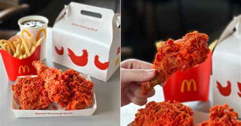 Spice Lovers, Rejoice! McDonald's 3X Spicy Ayam Goreng McD Is Back For ...