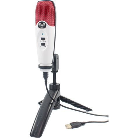 CAD U37 USB Studio Condenser Recording Microphone U37SE-RW B&H