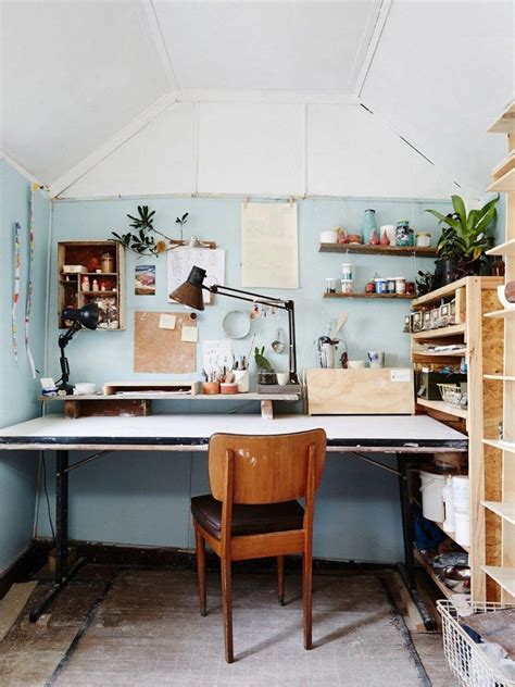 24 Craft Room Storage Ideas and Tour of My Creative Space - 24Architecture | Art studio at home ...