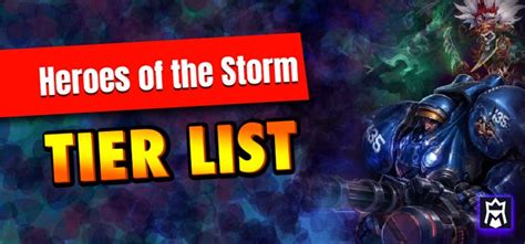 Heroes of the Storm Tier List - Best HotS Heroes - MetaTierList