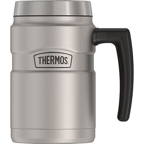 Thermos 16 Oz. Stainless King Vacuum Insulated Coffee Mug - Matte Stainless : Target