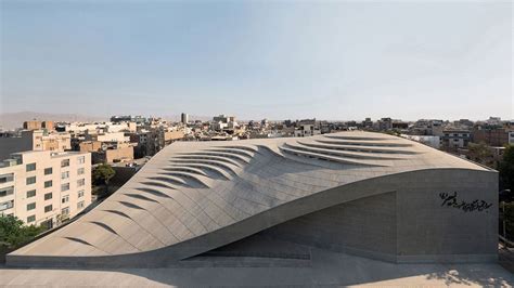 This mosque architecture building was designed by Iranian top architects Reza Daneshmir and ...