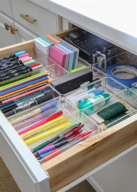 How To Organize Your Office Desk Drawers Drawer Drawers Desk Organizers ...