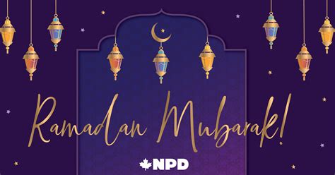 Déclaration du NPD à l’occasion du début du ramadan « Canada's NDP