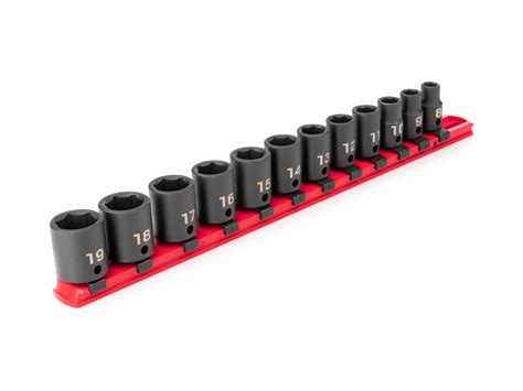 3/8 Inch Drive 6-Point Impact Socket Set, 12-Piece | TEKTON | SID91102