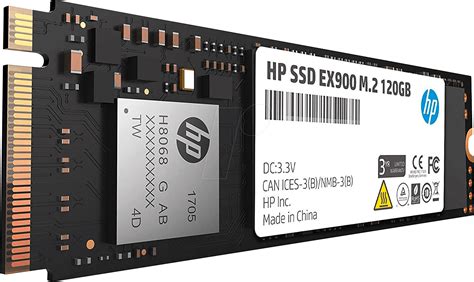 HP 2YY42AA: HP SSD EX900 M.2, 120 GB, M.2 NVMe at reichelt elektronik