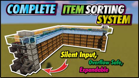 Minecraft Item Sorter | Complete Item Sorting System | CHAPMAN ...