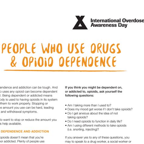 People who use drugs & opioid dependence - CODE