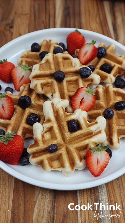 Easy Mini Waffles - CookThink