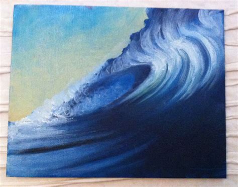 Deep Blue Wave - Oil Painting | Painting, Sea art, Oil painting