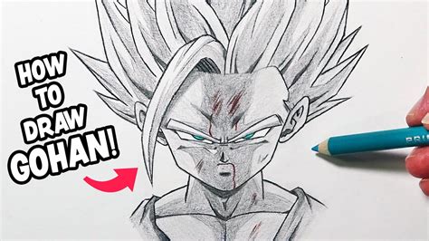 How To Draw GOHAN SSJ2 For Beginners! - Easy Tutorial! - YouTube