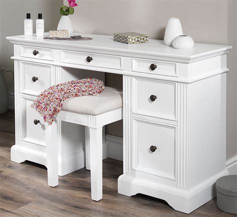 Gainsborough Dressing table.SOLID white dressing table, deep drawers. ASSEMBLED 5060346453668 | eBay