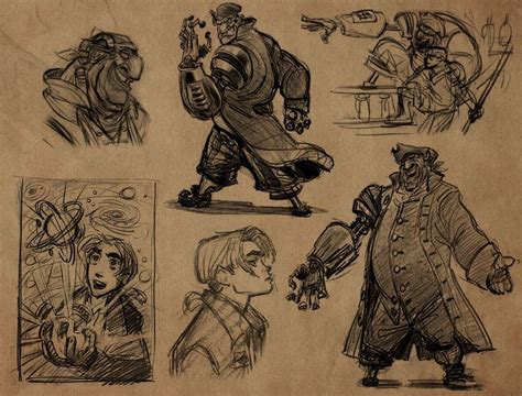 Treasure Planet concept art by Glen Keane | Disney concept art ...