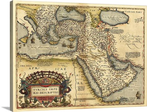 Ortelius's map of Ottoman Empire, 1570 Wall Art, Canvas Prints, Framed Prints, Wall Peels ...